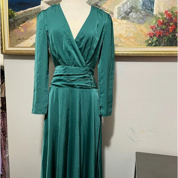 sachin and babi light blue dress The 23 Best Silk Dresses for Easy, Elegant Style